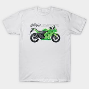 Kawasaki Ninja 250R 08 green, sl T-Shirt